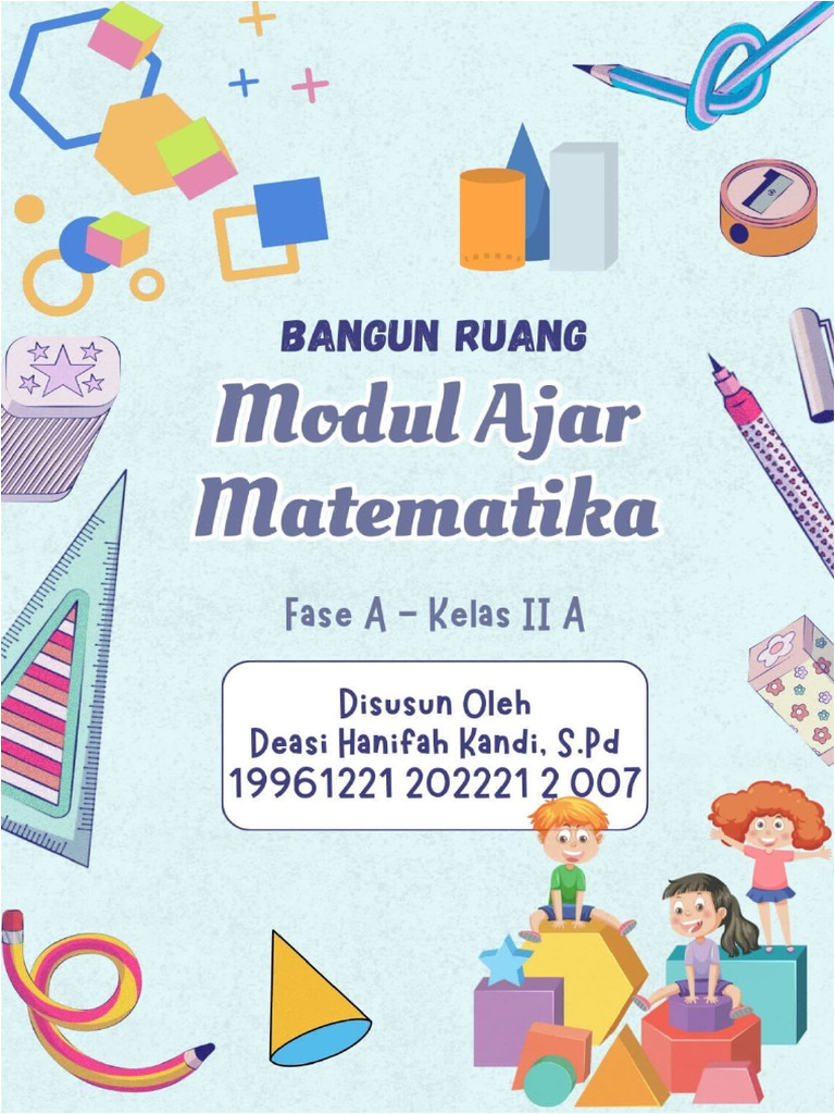 Modul Pembelajaran Bangun Ruang SD Kelas 2 | PDF | Karier & Perkembangan