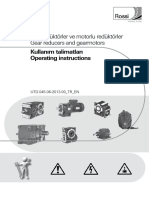 UTD.045.06-2013.00 TR EN - Manual Dişli Redüktörler Ve Motorlu Redüktörler