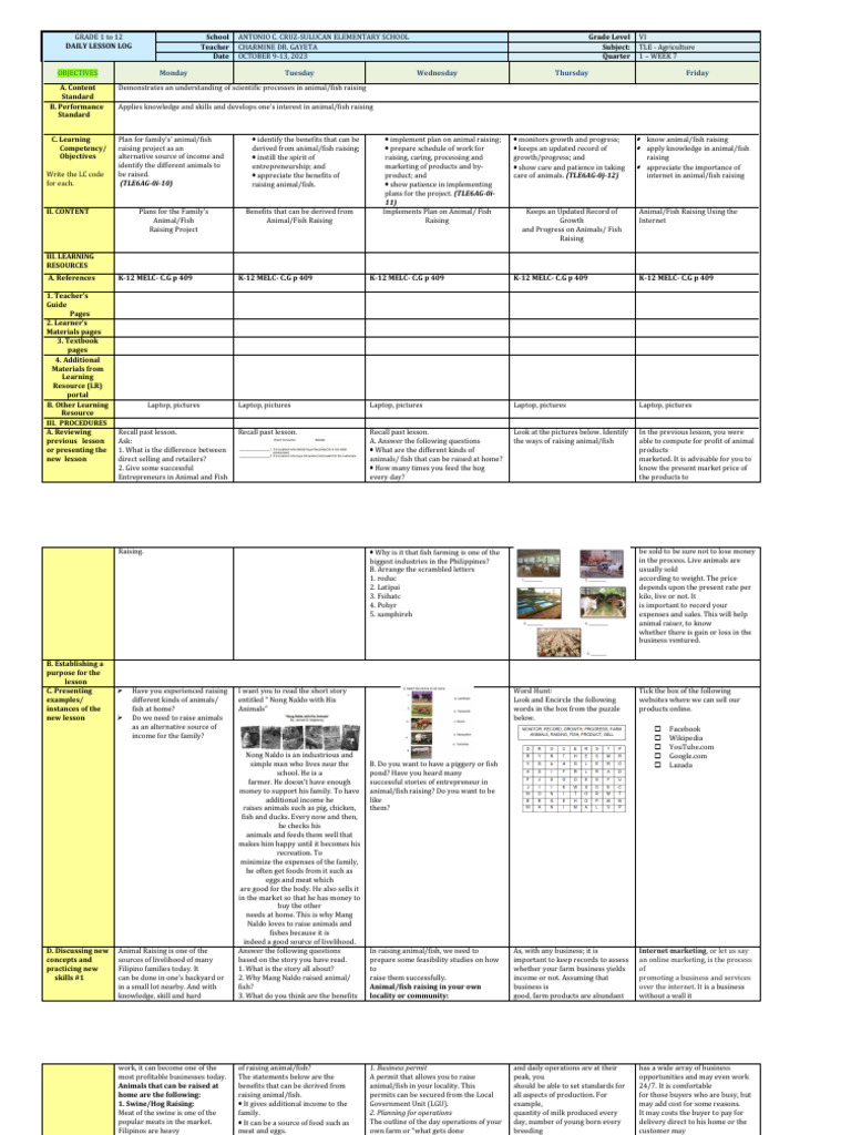 Family Fish Raising Project Guide | PDF | Meat