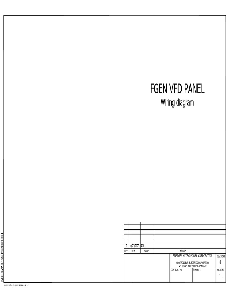 VFD Panel Wiring Diagram for MHEP | PDF | Computer Engineering ...