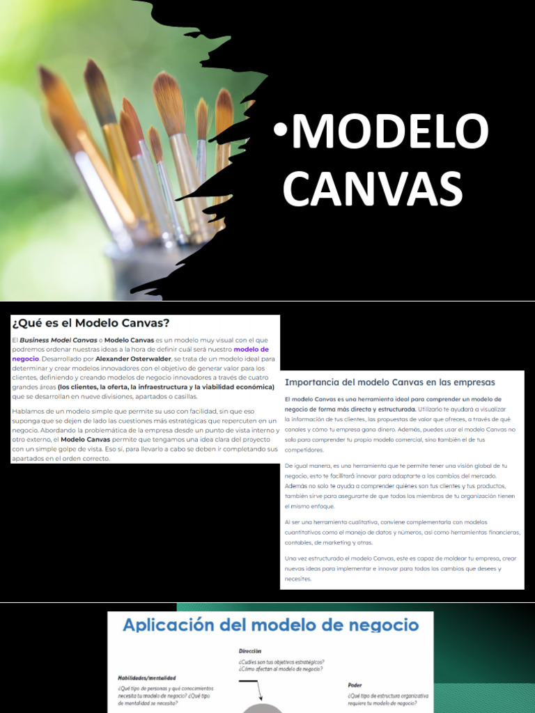 Modelo Canvas: Claves del Negocio | PDF | Business | Economias