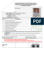 Exam Form Application of Candidate For