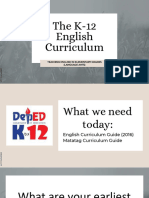 Teaching English in The Elementary Grades - Chapter 1 - The K-12 English Curriculum