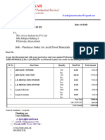 Arcoy Industries Order 12.10.2021