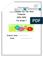 T 3 Math Booklet G7