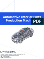 Automotive Interior Parts Production Equipment Catalog