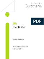 Eurotherm EFit User Guide