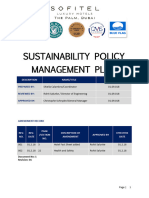 Green Globe Sustainability Management Plan 2018