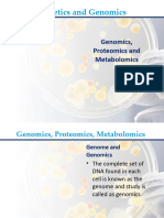 Lesson - 16 - Genomics Proteomics and Metabolomics