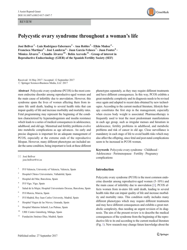 PCOS: Lifelong Health Impacts and Management | PDF | Polycystic Ovary ...