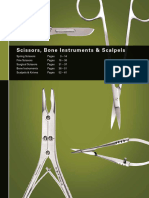 Scissors Bone Instruments Scalpels