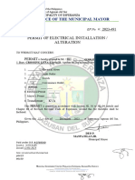 Electrical Permit - New Form