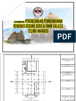 Gambar Perencanaan Pembangunan Renovasi Gedung Gereja Gmim Galilea Teling Manado