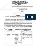 Surat Edaran Wali Kota Bekasi Posko Covid Perusahaan Juli 2021 Nandang Kasep