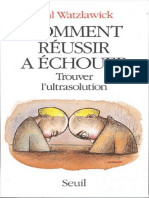 Comment Reussir A Echouer Watzlawick Paul Z Library