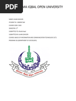 Basics of Ict Assignment 1