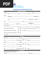 Skanska Employment Application Form