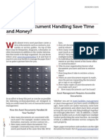 EAM Document Handling Saves Time and Money