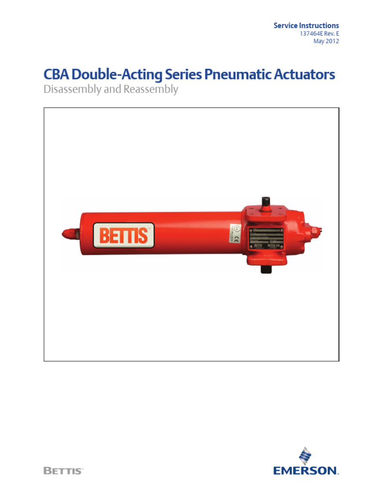 Manual Service Instructions Disassembly Reassembly For Cba Double