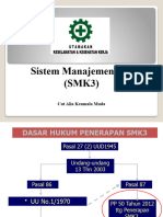 Sistem Manajemen K3 (SMK3)