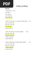 NoSQL Solutions (MCQ & Structural)