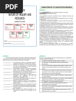 Nature of Inquiry and Research