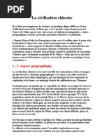 Beebac civilisation chinoise