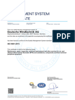 DWT Certificate - ISO-9001 - EN