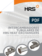 HRS Intercambiadores Tubulares. Manual de Instalación, Operación y Mantenimiento 2021