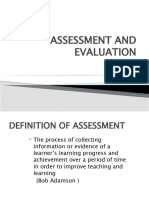 Assessmentvsevaluation 110131230124 Phpapp02