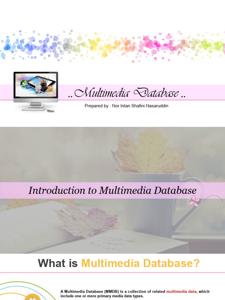Multimedia Database Overview and Applications | PDF | Multimedia | File ...