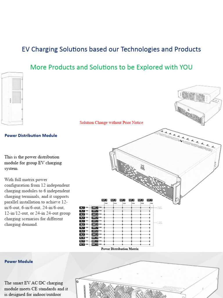 Tailored EV Charging Solutions Overview | PDF | Direct Current ...