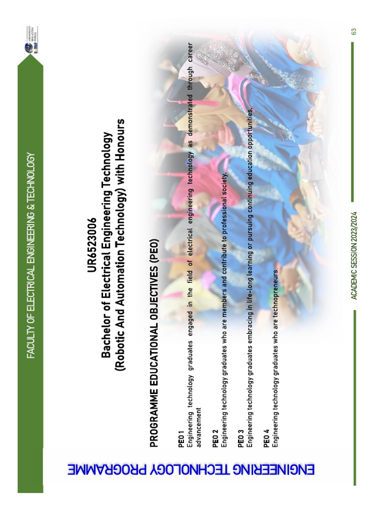 Bachelor Of Electrical Engineering Technology Industrial Automation And Robotics With Honours