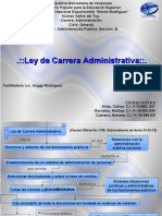 Ley de Carrera Administrativa (Mapa Conceptual)