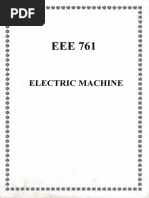 Mathematical Models of Electric Machines | PDF | Physics | Force