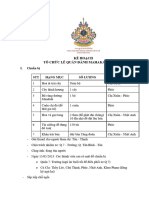 Kế hoạch tổ chức quán đảnh Mahakala