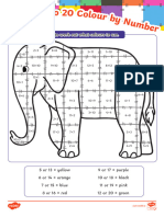 Roi N 092 Patchwork Elephant Addition To 20 Colour by Number - Ver - 1