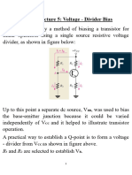 Term 2, Lecture 5: Voltage - Divider Bias