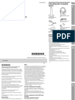 Mode D'emploi Sony WH-RF400 (2 Des Pages)