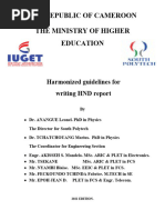 IUGET - Harmonized Guideline For HND Report