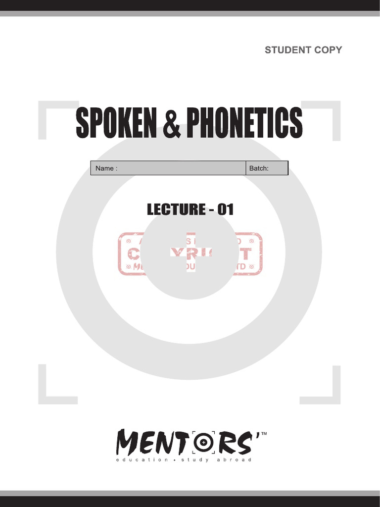 Lecture 01 | PDF