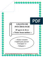 Cap 4 - Lecons de Psychologie