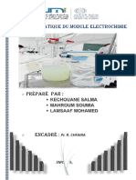 Traveaux Pratique Du Module Electrochimie Corr