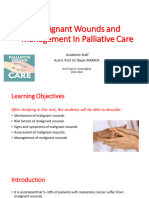 Lesson-3 Malignant Wound and Management in Palliative Care