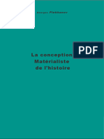 Plekhanov La Conception Materialiste de Histoire