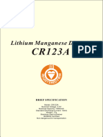 Datasheet EEMB CR123A Completo