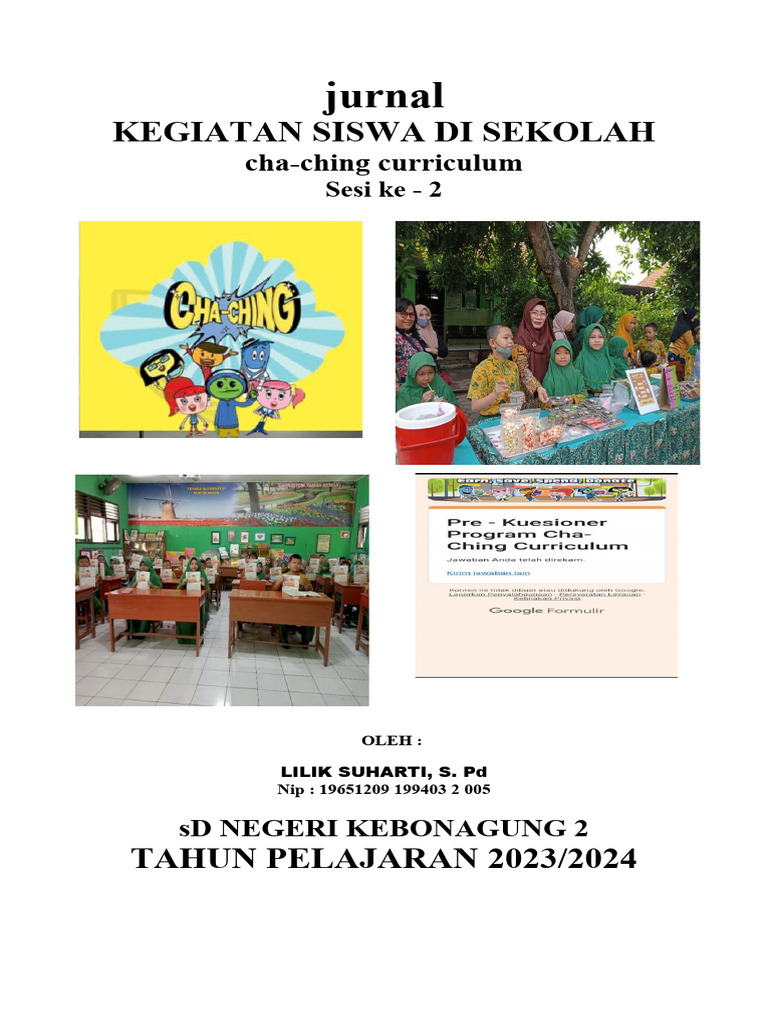 Rekomendasi Program Cha-Ching 2023/2024 | PDF