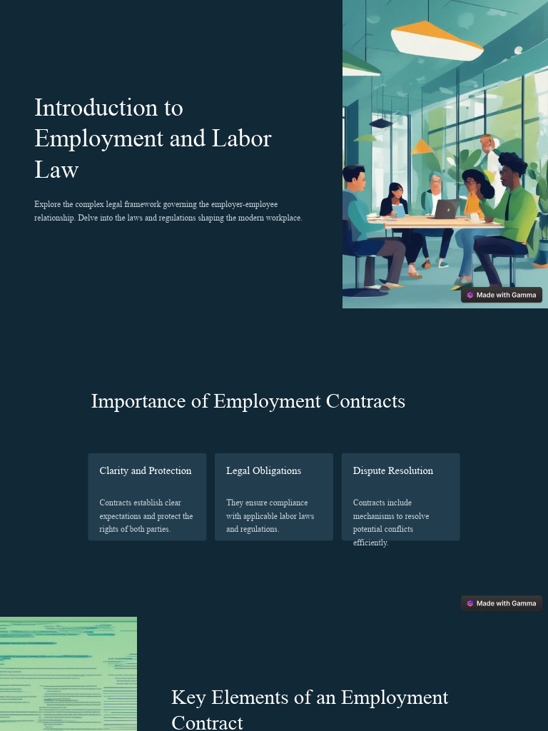 Employment Law Essentials Guide | PDF | Employment | Labour Law