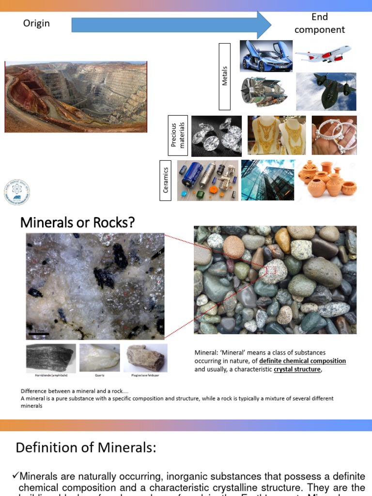 Introduction To Mineral Processing Lecture-1 | PDF | Minerals | Silicon