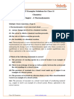 NCERT Exemplar For Class 11 Chemistry Chapter 6 - Thermodynamics (Book Solutions)